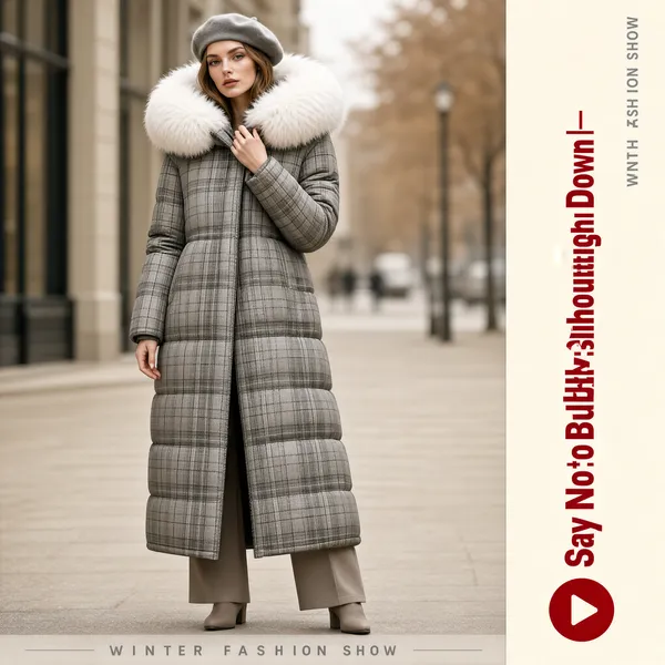 Ultra-Light Down Coat Winter Lookbook