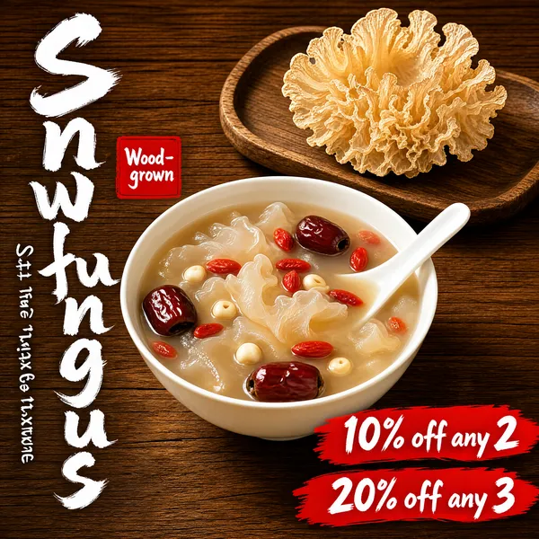 Snow Fungus Sweet Soup E-Commerce Product Image