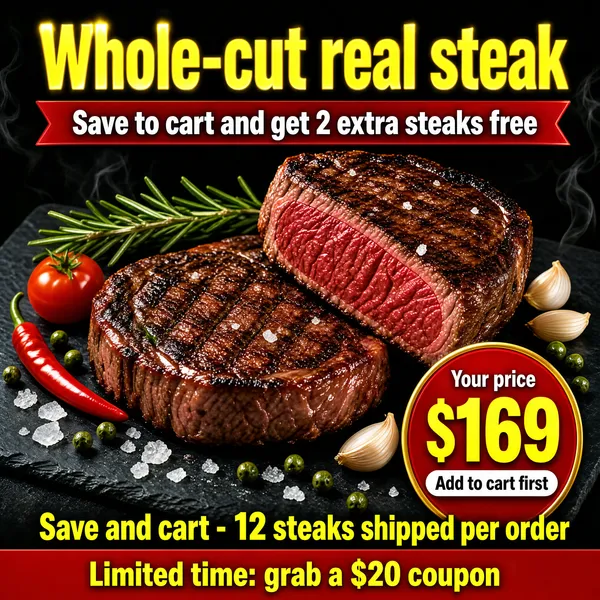 Whole-cut Real Steak Premium Deal