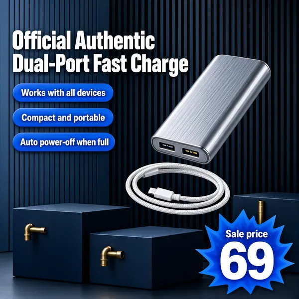 Dual-Port Fast Charge Power Bank Sale
