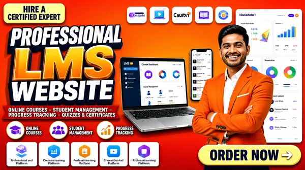 Professional LMS Course Platform Website