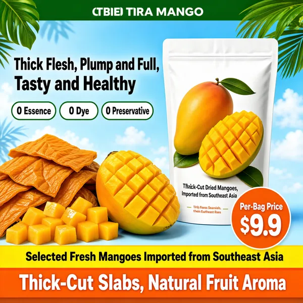Thick Cut Dried Mango Snack Pack