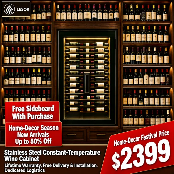 Premium Wine Cabinet with Free Sideboard Deal