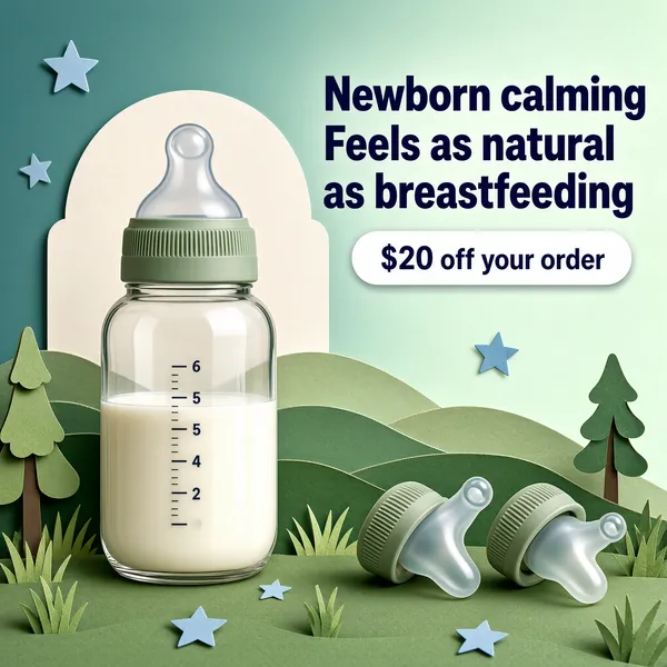 Paper-Cut Newborn Calming Bottle Product Image