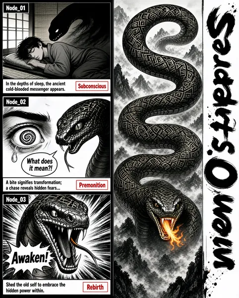 Serpent's Omen Manga Infographic