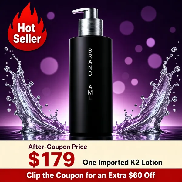 Black Lotion Bottle Beauty Launch