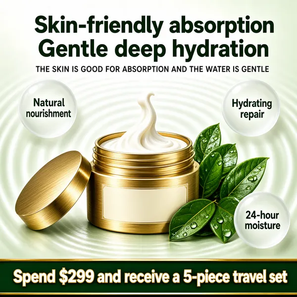 Luxurious Green Skincare Jar Promo