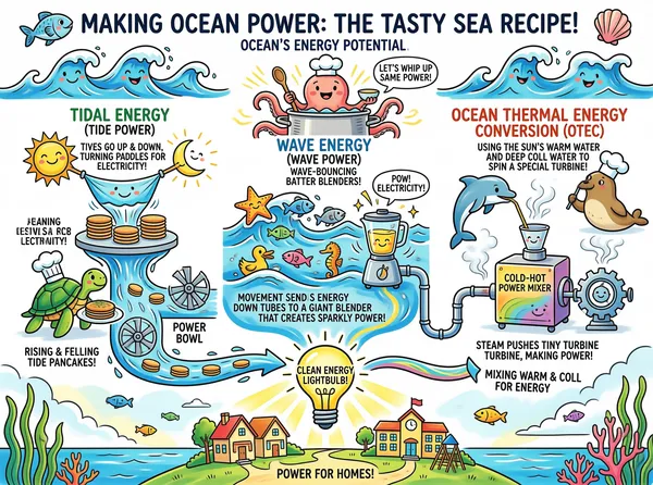 Making Ocean Power: The Tasty Sea Recipe