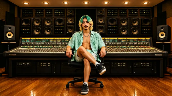 Music Producer Studio Portrait
