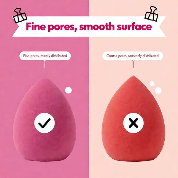 Beauty Sponge Quality Comparison Chart