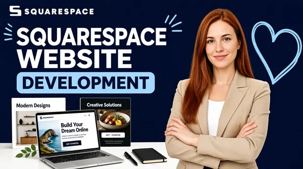 Professional Squarespace Website Development Gig Cover
