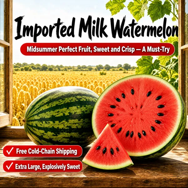 Imported Milk Watermelon Midsummer Fresh