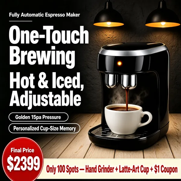 Premium One-Touch Espresso Maker
