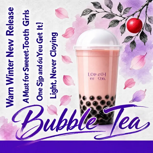 Warm Winter Bubble Tea