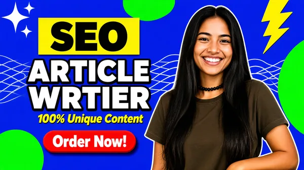 SEO Article Writer Gig Cover