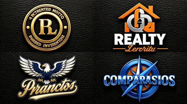 Premium 3D Logo Grid Cover Design