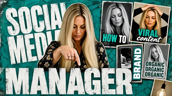 Social Media Manager Handbook Cover Design