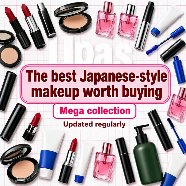 Japanese Makeup Haul Collage