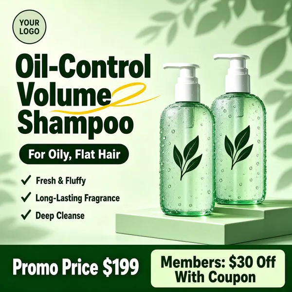 Botanical Oil-Control Volume Shampoo