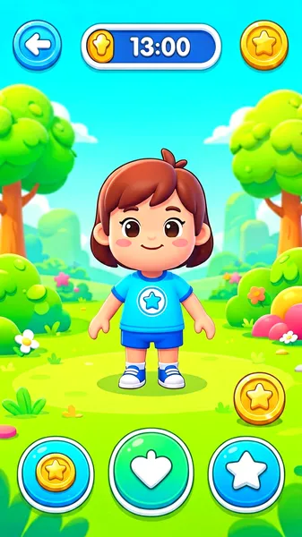 Colorful Mobile Game App Screenshot
