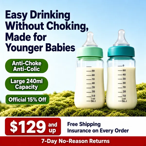 Easy-Drinking Baby Bottles for Younger Babies