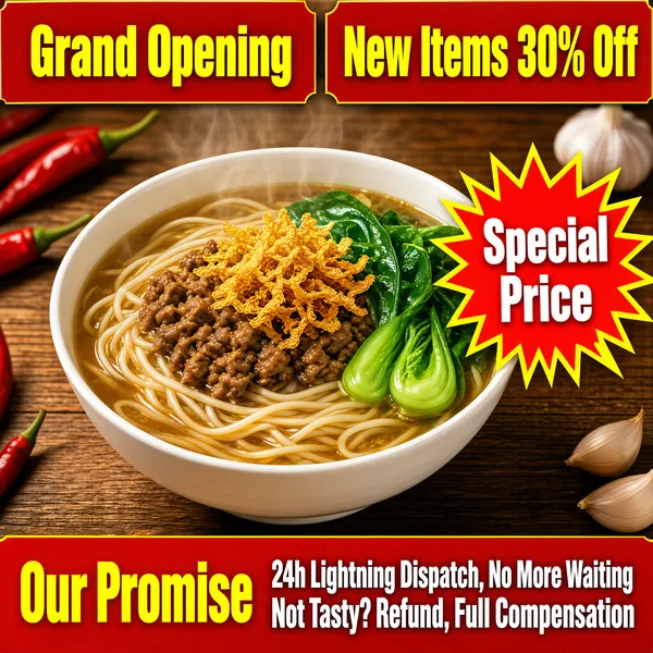 Grand Opening Noodle Bowl Promo