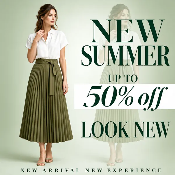 Elegant Summer Fashion Sale Editorial