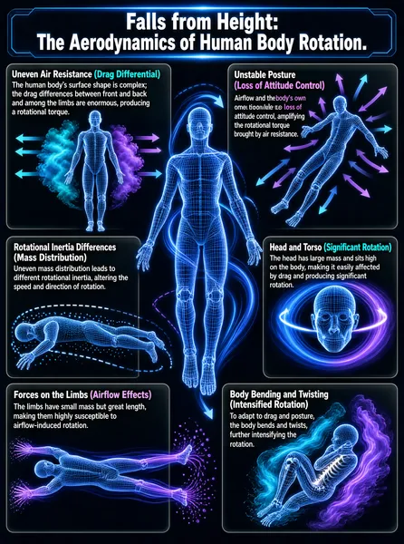 Aerodynamics of Human Body Rotation