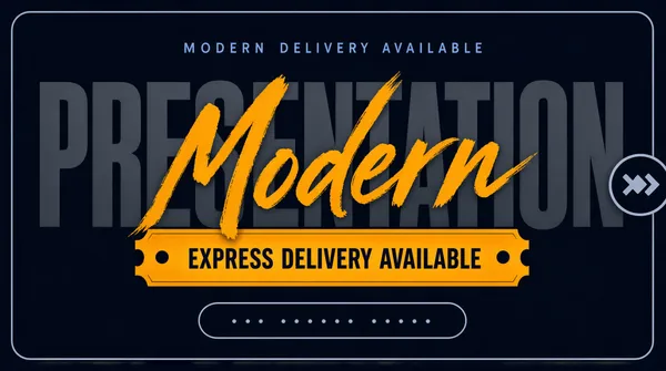 Modern Presentation Ghost Title Card