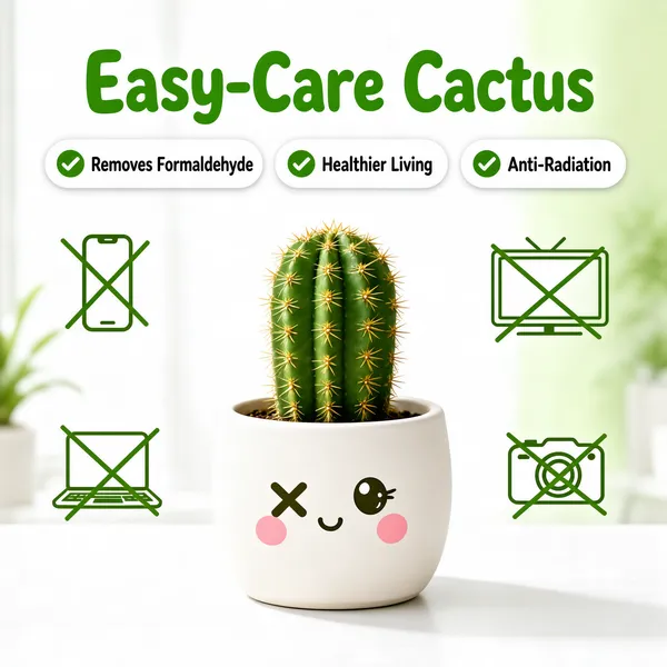 Easy-Care Cactus Product Poster