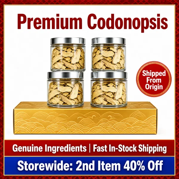 Premium Codonopsis Herbal Supplement Jars