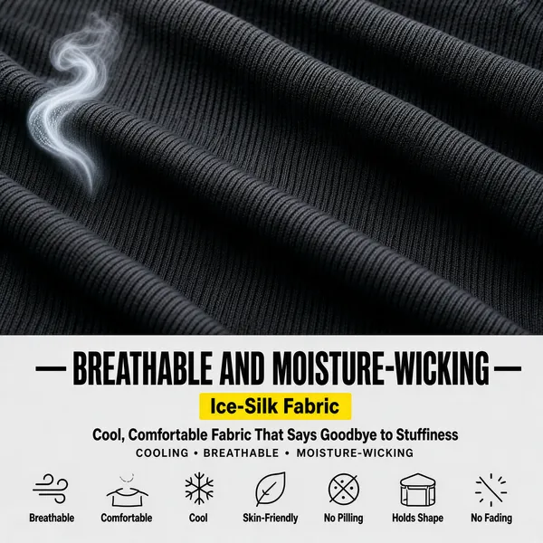 Ice-Silk Fabric Product Display