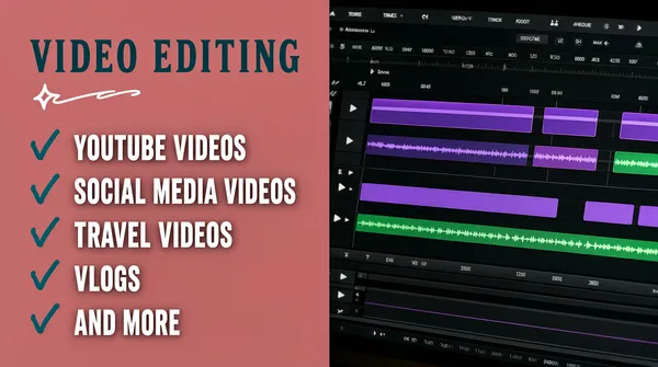 Video Editing Services Gig Cover