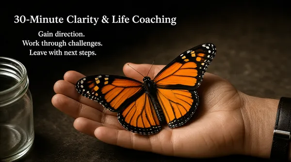 Calm Monarch Butterfly Coaching Cover